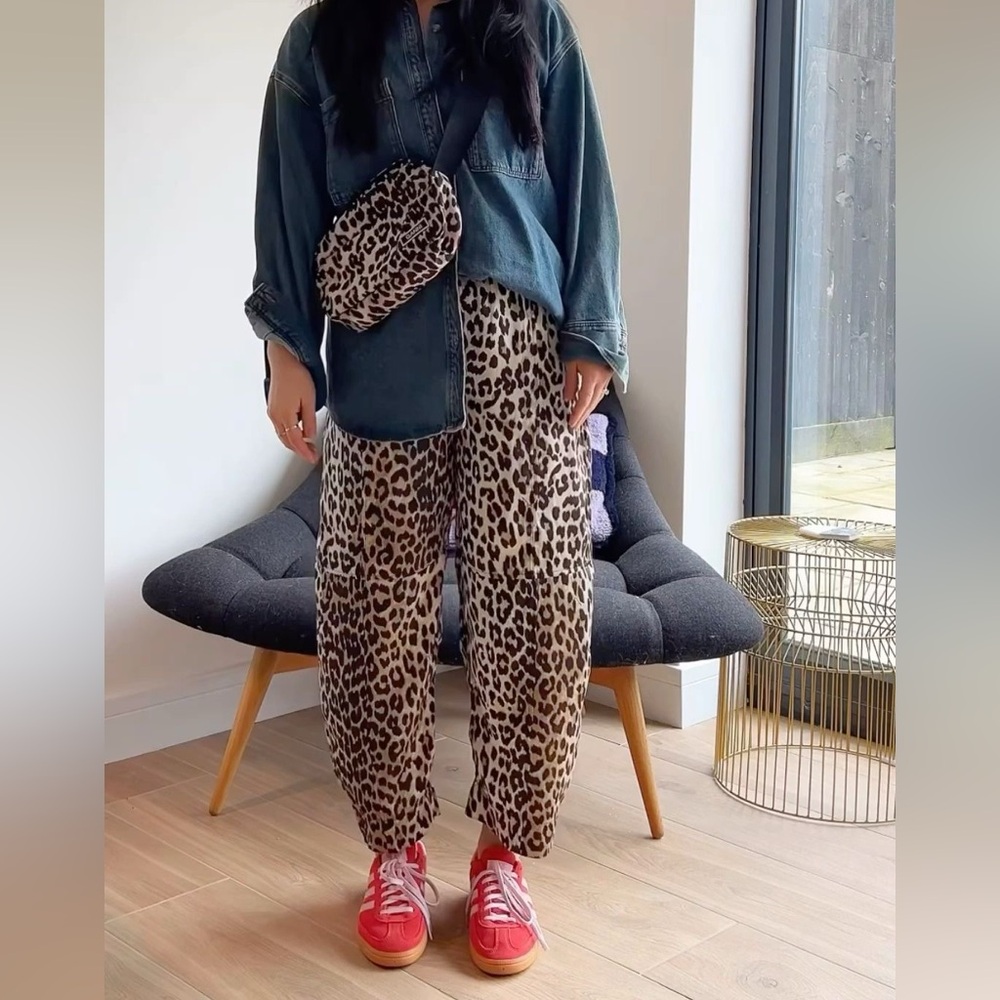 Leopard Print Boxer Vibe Wide-Leg Pants - Picture 15 of 15